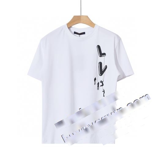 限定セールお買い得 2023 ルイ ヴィトン LOUIS VUITTON 半袖Tシャツ 2色可選 ルイ ヴィトンブランドスーパーコピー