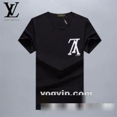 最安値セール 2023 ルイ ヴィトン LOUIS VUITTON 半袖Tシャツ バリエーションに富む LOUIS VUITTONスーパーコピー 激安 3色可選