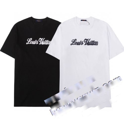 2023 ブランド 偽物 通販 ルイ ヴィトン LOUIS VUITTON 超限定即完売 半袖Tシャツ 2色可選