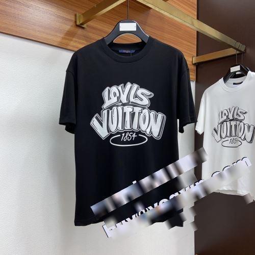 韓国の人気 2023 ルイ ヴィトン LOUIS VUITTON コピー ブランド 半袖Tシャツ コピー 韓国の人気