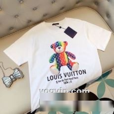 2023 著名人の着用 ルイ ヴィトン LOUIS VUITTON ブランドコピー 半袖Tシャツ 2色可選