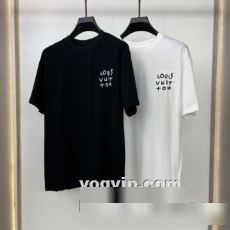 ブランド 偽物 通販 2023 高評価の人気品  ルイ ヴィトン LOUIS VUITTON 半袖Tシャツ 2色可選