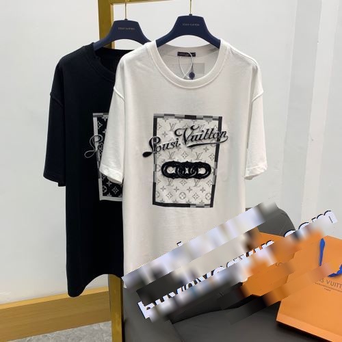 2023 ルイ ヴィトン 個性派 LOUIS VUITTON スーパーコピー 半袖Tシャツ 2色可選