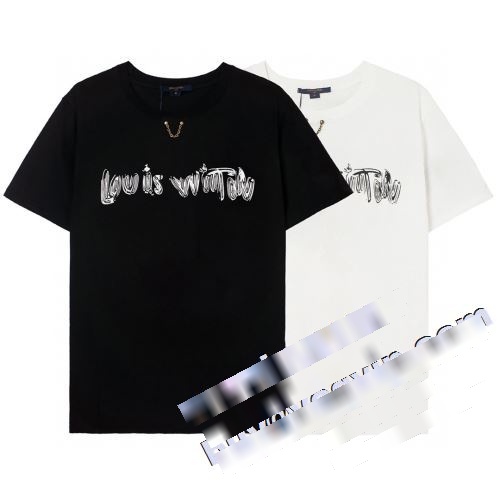 2023 ルイ ヴィトン LOUIS VUITTON 半袖Tシャツ 2色可選 ルイ ヴィトンブランドコピー