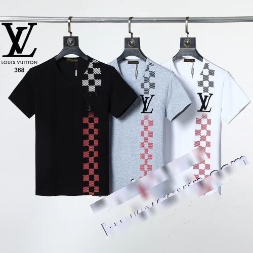 一番人気の新作はこれ 2023 ルイ ヴィトン LOUIS VUITTON 半袖Tシャツ ブランドコピー 3色可選