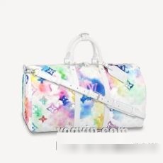2023 大人気 ルイ ヴィトン LOUIS VUITTON ビジネスバッグ ボストンバッグ 3色可選 M45758 スーパーコピー 愛らしさ抜群！キーポルバンドリエール 50