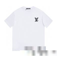 LOUIS VUITTONブランドコピー2023新作入荷定番人気ルイ ヴィトンブランド 偽物 通販半袖Tシャツ2色可選