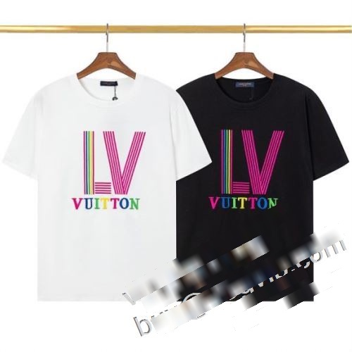 品質保証2023 買い得ルイ ヴィトンコピー ブランド半袖Tシャツ2色可選 LOUIS VUITTONコピー ブランド人気新作