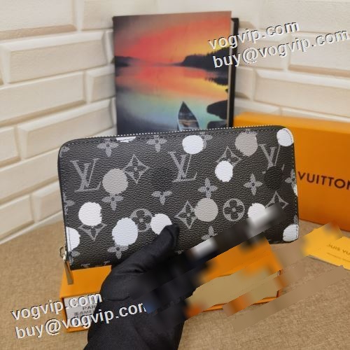 2023 活用できるアイテム ルイ ヴィトンブランド 偽物 通販 ★安心★追跡付 LOUIS VUITTON M81864 収納性に優れた長財布★