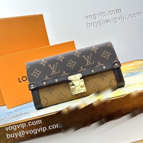 2023 財布 レディース 長財布  ルイ ヴィトンスーパーコピー ランキング商品 LOUIS VUITTON Venice 大容量 人気 2色可選