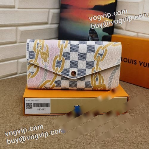 偽物ブランド 2023 ルイ ヴィトン LOUIS VUITTON 今話題の最新作 レディース 長財布 N40482