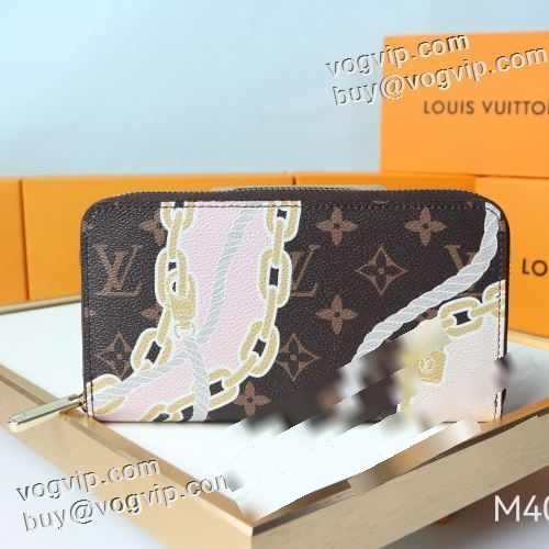 2023 豊富で収納力もしっかり ルイ ヴィトン LOUIS VUITTONコピー N40480 “Zippy Wallet”長財布 魅惑 革財布 2色可選