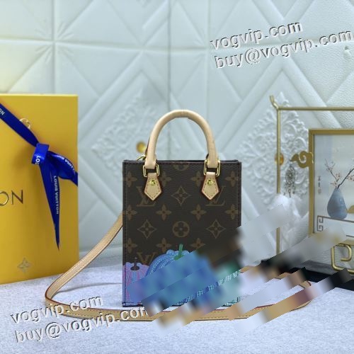 機能性?耐久性抜群 LV x YK PETIT SAC PLAT ショルダーバッグ 2023 ルイ ヴィトン LOUIS VUITTON ハンドバッグ M82112 M69442 サイクリング 通勤 通学 バッグ