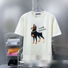 2023春夏季超人気 在庫が少ない、予約限定販売、お早めに！！！ ルイ ヴィトン LOUIS VUITTONスーパーコピー 激安 半袖Tシャツ 2色可選 通気性 吸汗速乾