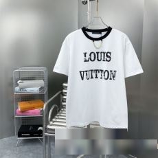 格安！ 2023春夏季超人気 ルイ ヴィトン LOUIS VUITTON偽物ブランド 半袖Tシャツ 2色可選 シンプル おしゃれ かっこいい 着痩せ セール