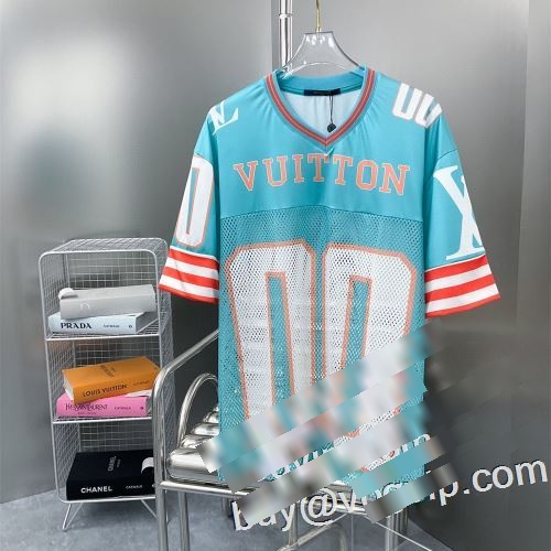2023最新入荷 ルイ ヴィトンスーパーコピー 人気商品 LOUIS VUITTON 半袖Tシャツ 吸汗性に優れ