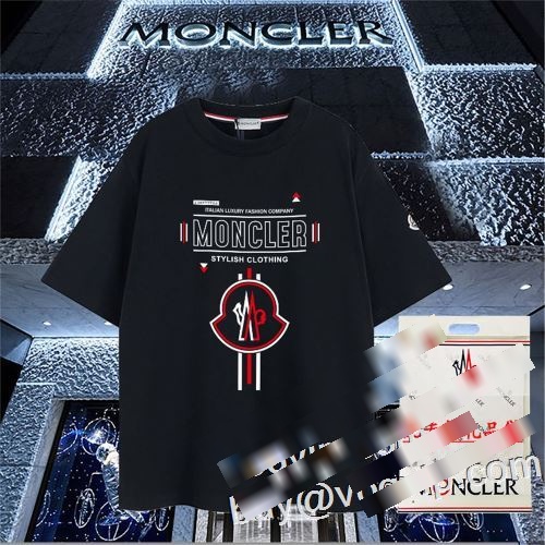 MONCLERコピー ブランド 2023爆発的通販モンクレールコピー半袖Tシャツ 2色可選 超激得安い