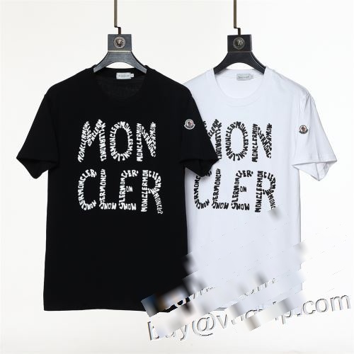 MONCLERスーパーコピー2023最新入荷モンクレールコピーブランド半袖Tシャツ 2色可選お買い得お買い得