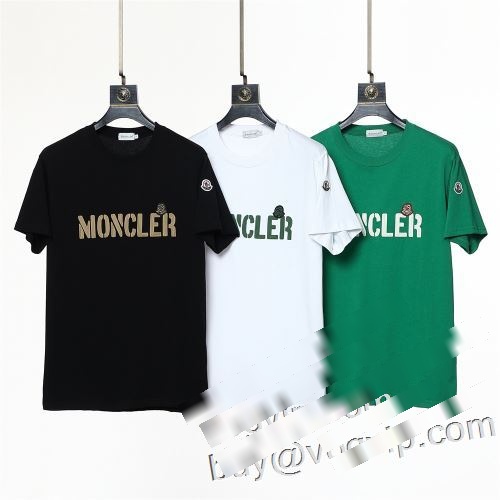 2023夏季 MONCLERブランド 偽物 通販半袖Tシャツ3色可選 優れた品質モンクレールブランド コピー