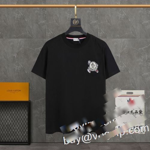 新作入荷2023 MONCLERブランド 偽物 通販半袖Tシャツ 2色可選モンクレールスーパーコピー最安値人気