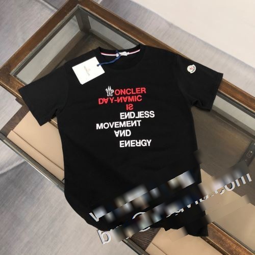 最安値2023 モンクレールブランド コピー最安値お買い得 MONCLERコピー半袖Tシャツ2色可選 専門通販店