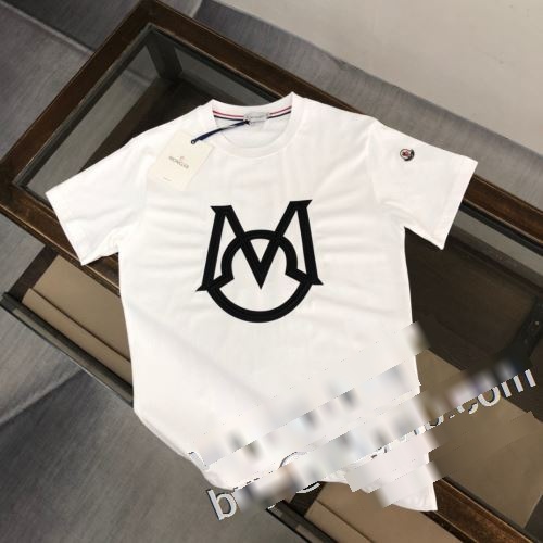 モンクレールブランド 偽物 通販最安値2023 人気セール高品質 MONCLERブランドコピー半袖Tシャツ2色可選