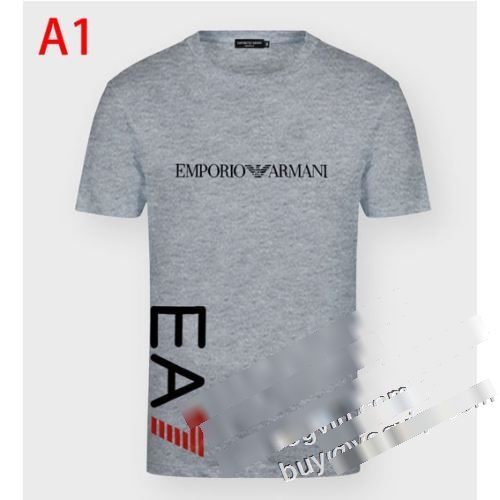 主役になる存在感 アルマーニスーパーコピー ARMANI 通気性に優れた 2023 半袖Tシャツ 7色可選