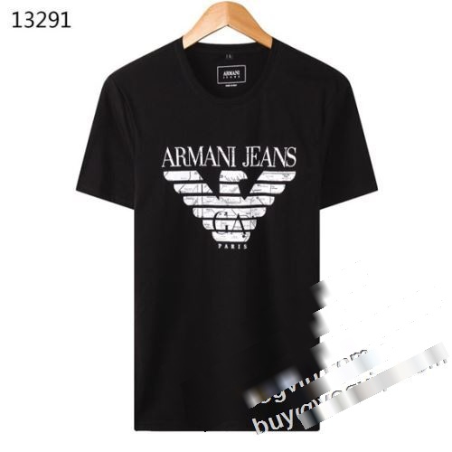 強い魅力を感じる一枚 アルマーニ ARMANI 2023 半袖Tシャツブランド 偽物 通販 しっかり厚手、透けにくい 4色可選