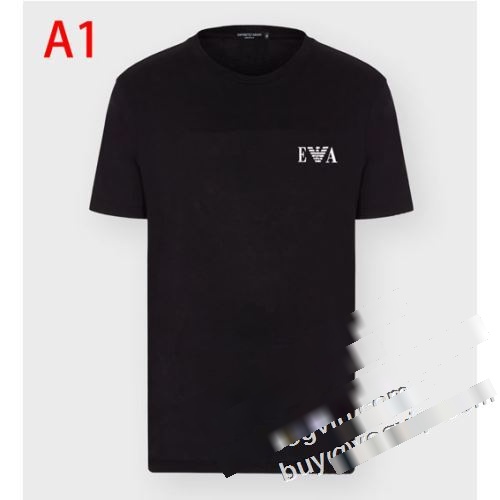 個性的なデザイン ARMANI アルマーニ 2023 半袖Tシャツ 12色可選 偽物ブランド 吸汗速乾でドライでクールに着こなし出来ます