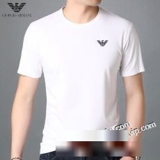 アルマーニ ARMANI 2023 お買い得品 アルマーニコピー 通気性と肌ざわりが良く、涼しさを感じベタつかない 半袖Tシャツ 4色可選