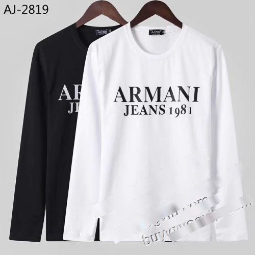 アルマーニコピーブランド ARMANI 2023 ～希少 長袖Tシャツ 今シーズン大注目のニットベストやジレなどに合わせたこなれ感たっぷりなレイヤードコーデもおすすめです 2色可選