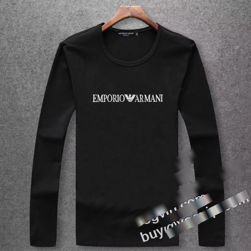 アルマーニブランドコピー 超レア ARMANI 2023 長袖Tシャツ カッコいい印象を付ける 5色可選