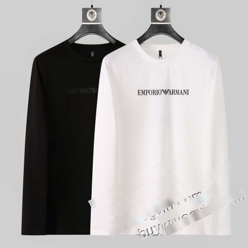 人気が爆発  スーパーコピー アルマーニ ARMANI 2023 長袖Tシャツ 2色可選 優しいフィット感