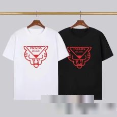 赤字超特価最新作 PRADA偽物ブランド半袖Tシャツ2色可選 プラダスーパーコピー激安大特価2023