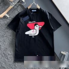 使い勝手抜群 プラダ PRADAスーパーコピー お買い得品 2023春夏季超人気 半袖Tシャツ 2色可選