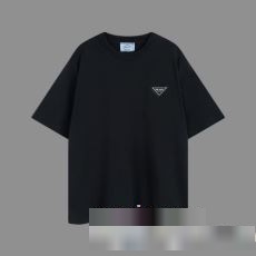 プラダ PRADA 2023夏季 著名人の着用 業界高品質スーパーコピー 半袖Tシャツ 2色可選 流行に関係なく長年愛用できる