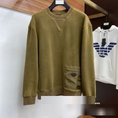 抜群な楽チン感ある大定番 プラダコピー ブランド 2023秋冬 PRADA 高品質 プルオーバーパーカー 2色可選