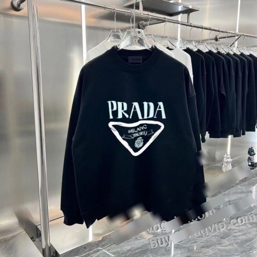 プルオーバーパーカー 2色可選 2023秋冬 人気定番セール プラダ PRADA ブランド服 コピー 定番のアイテム