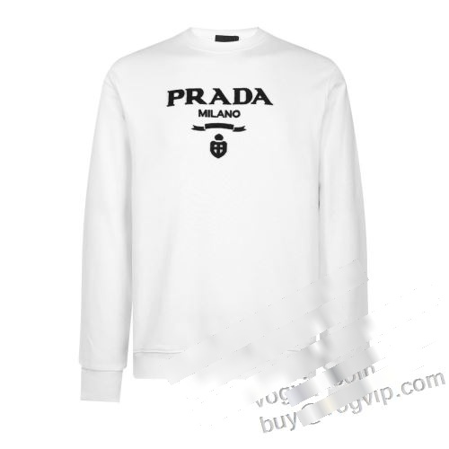 機能性も備えたアイテム 2023秋冬 プラダブランドコピー PRADA 期限限定！ プルオーバーパーカー 2色可選