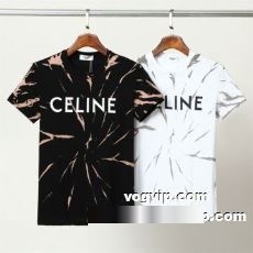 2022 吸汗性に優れ セリーヌ CELINE 半袖Tシャツ セリーヌ偽物ブランド 2色可選 耐久性に優れ