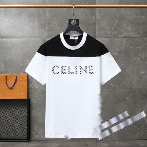 2022 セリーヌ CELINE 通気性に優れた セリーヌブランドコピー 人気 ランキング 半袖Tシャツ 2色可選
