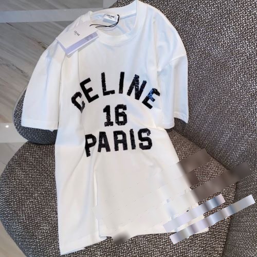 ★安心★追跡付 2022 優しいフィット感 セリーヌ CELINEコピーブランド 半袖Tシャツ