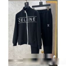 実用性に溢れるアイテム 2023秋冬季超人気 セリーヌコピーブランド CELINE ジャージセット 身体を保温できる 上下セット