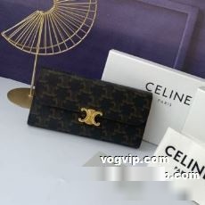 絶大な人気を誇る 2022 セリーヌ CELINEスーパーコピー 長財布 抜群の収納力 2色可選