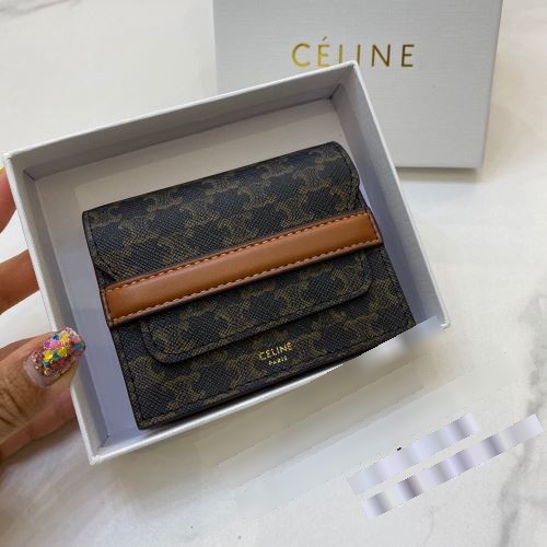 2022 圧倒的な高級感 ミニ財布 ブランド 偽物 通販 小銭入れ セリーヌ CELINE