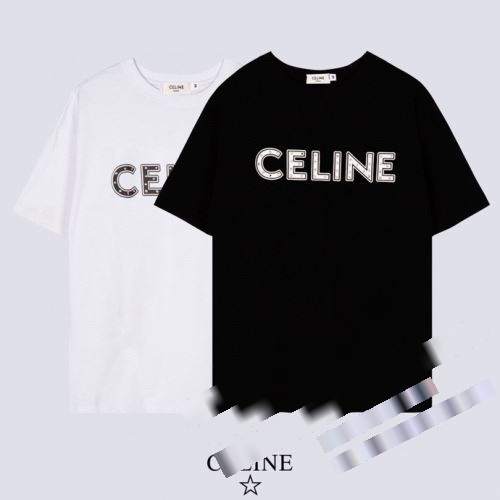 大特価 2022 自分らしいスタイリング セリーヌ CELINEコピー 半袖Tシャツ 2色可選