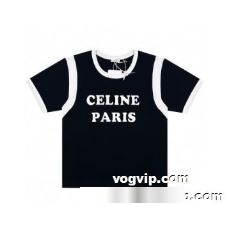 2022 高級感演出 セリーヌ CELINE しわになりにくい セリーヌブランド コピー 半袖Tシャツ 2色可選