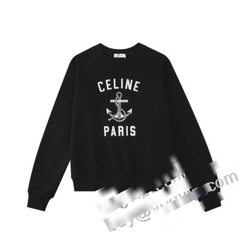 今話題の最新作 スーパーコピー 激安 2023新作 セリーヌ CELINE カジュアル おしゃれ 春秋冬服 プルオーバーパーカー 3色可選