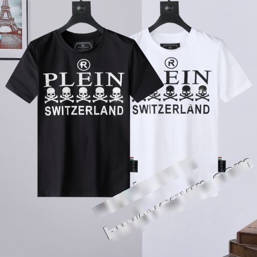 大注目！フィリッププレイン PHILIPP PLEIN フィリッププレインコピー ブランドTシャツ 2色可選 2022春夏 半袖Tシャツ