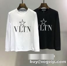 上品上質 2022秋冬 ヴァレンティノコピー ブランド 吸汗性に優れ 長袖Tシャツ 2色可選